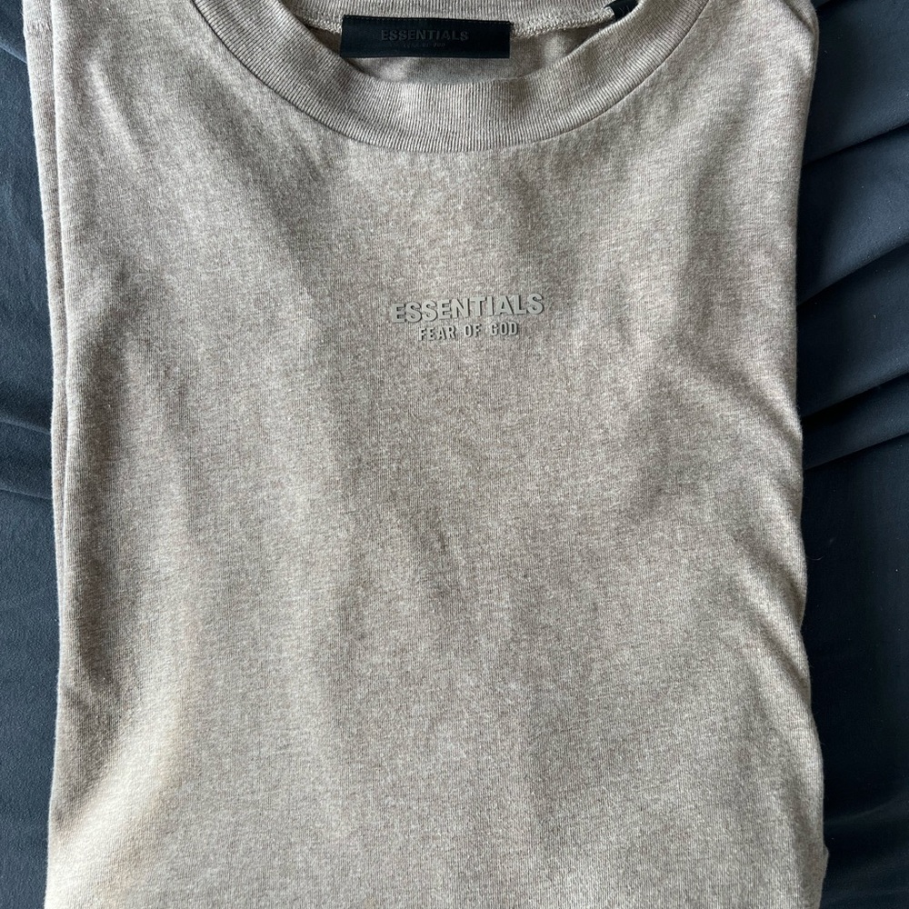 Fear of God Essentials Beige Pullover